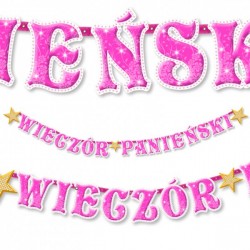 Baner Wieczór Panieński, 210 cm