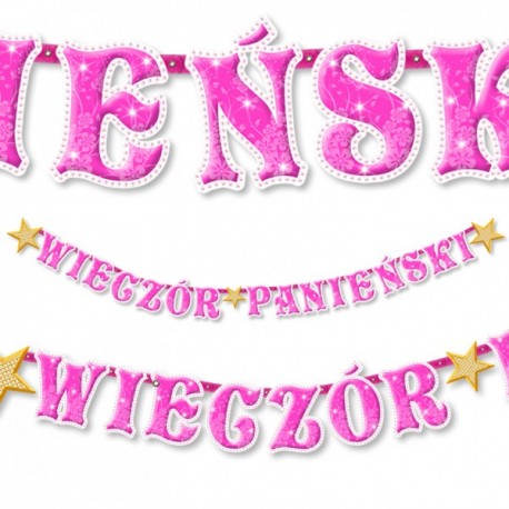 Baner Wieczór Panieński, 210 cm Baner Wieczór Panieński, 210 cm