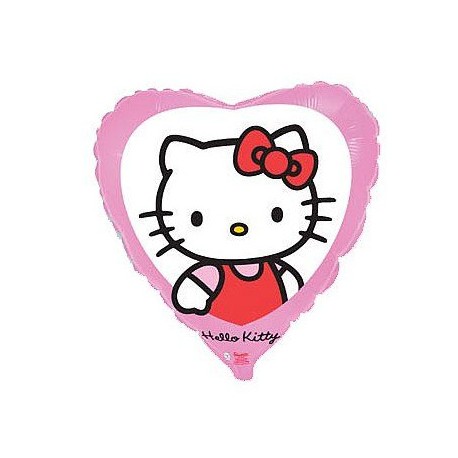 Balon foliowy Hello Kitty w okienku 45x49