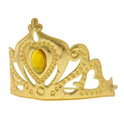 Tiara złota Królowa, miękka z gumką