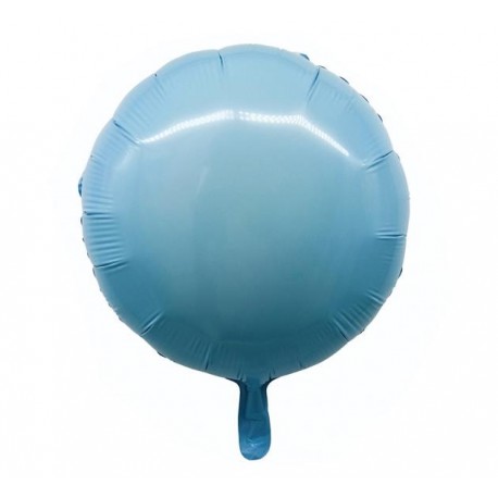 Balon foliowy "Okrągły", błękitny, 34 cm Balon foliowy "Okrągły", błękitny, 34 cm