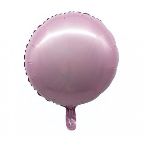Balon foliowy "Okrągły", j. różowy, 34 cm Balon foliowy "Okrągły", j. różowy, 34 cm