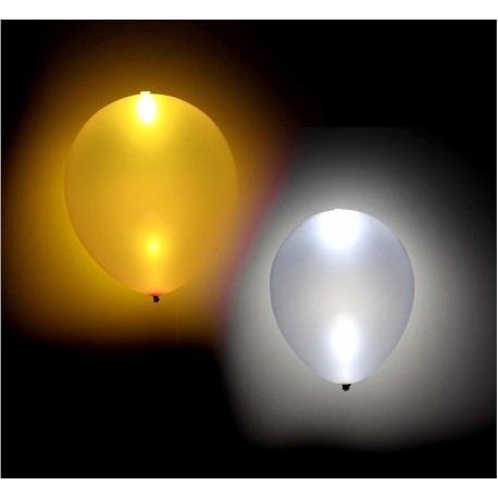 Balony świecące LED złote i srebrne