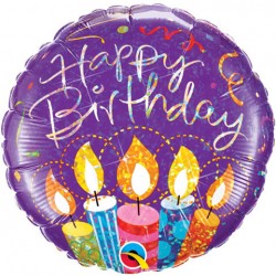 Balon foliowy 18'' "Happy Birthday"