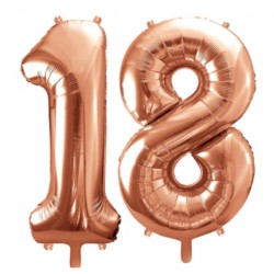 Dekoracje na 18 urodziny Rose Gold
