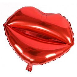 Balon foliowy usta, czerwony 44x5 x 50,5cm