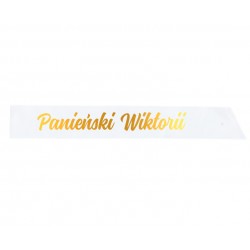 Szarfa personalizowana Panieński + IMIĘ