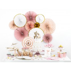 Dekoracje do muffinek Love, złoty, 13cm, 1op.