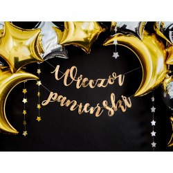 Baner Wieczór panieński , złoty, 150x21,5cm