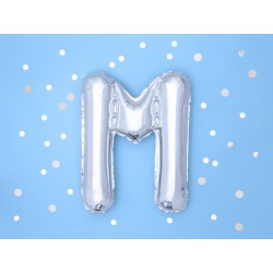 Balon foliowy litera "M" 40cm