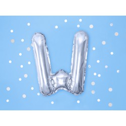 Balon foliowy litera "W" 40cm