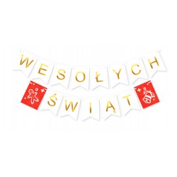 Baner WESOŁYCH ŚWIĄT