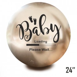 Balon okrągły 60cm rose...