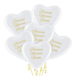 Balony komunijne białe...