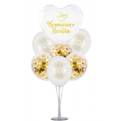 Balony komunijne + stojak