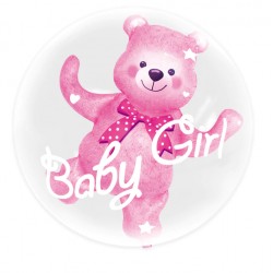 Balon foliowy Baby Girl Miś...