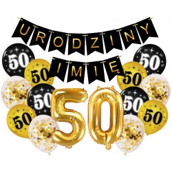 Dekoracje na 50 urodziny