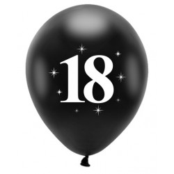Balon 18 czarny
