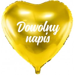 Balon serce Dowolny napis...