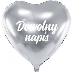 Balon serce Dowolny napis...