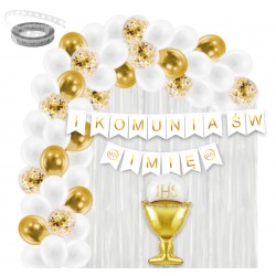 Girlanda balonowa I Komunia...
