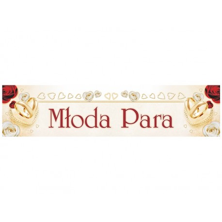 Tablica rejestracyjna Młoda Para