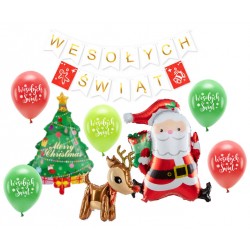 Baner i balony świąteczne