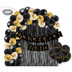 Dekoracja Andrzejki balony