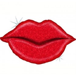 Balon Grabo 39'' Glitter Lips