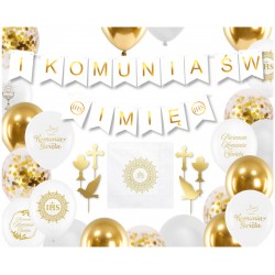 Zestaw balony Komunia