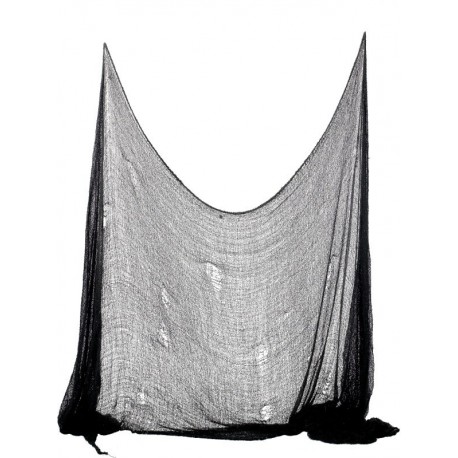 Zasłona HALLOWEEN czarna (75x300cm)