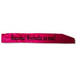 Szarfa Ratunku! Wychodzę za mąż!