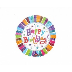 Balon foliowy 32" Happy Birthday!