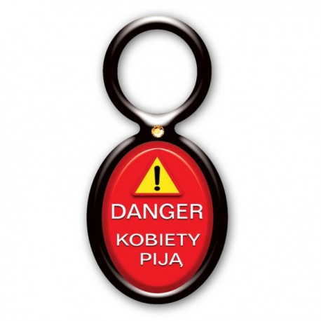Zawieszka na butelkę DANGER