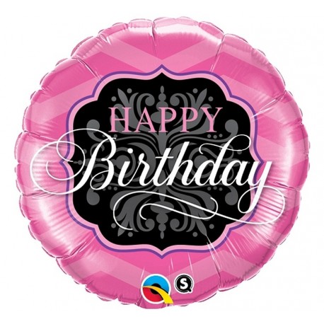 Balon foliowy 18", "Happy Birthday Girl"