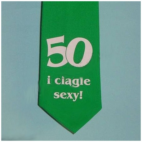 Krawat na 50 urodziny