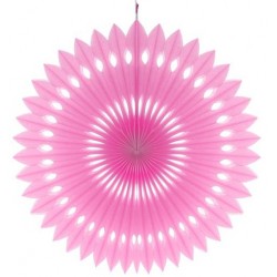Rozeta dekoracyjna różowa, śr. 40 cm