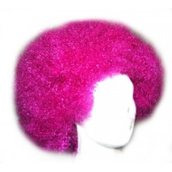 peruka afro różowa